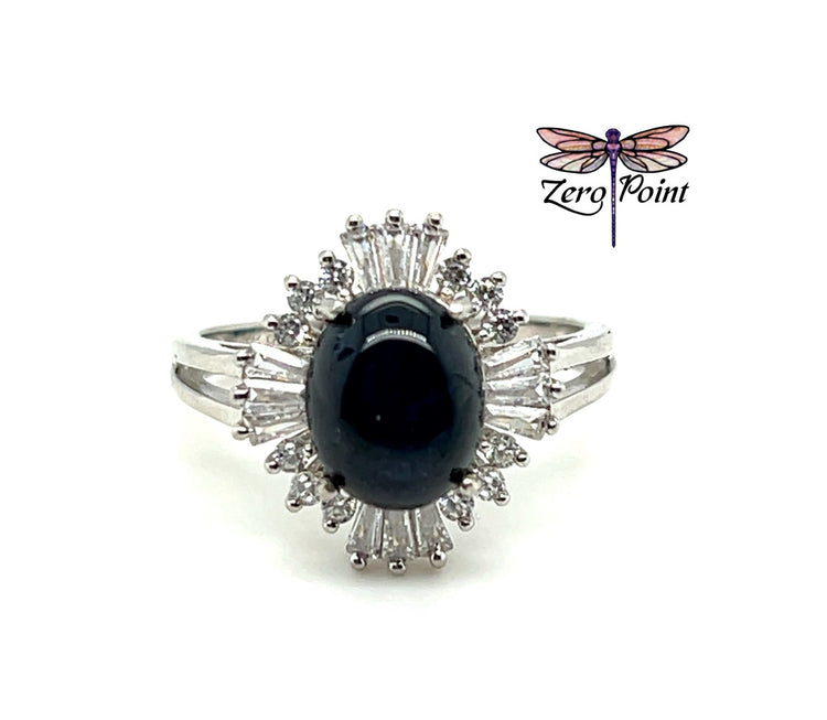 Blue Star Sapphire Ring 7620