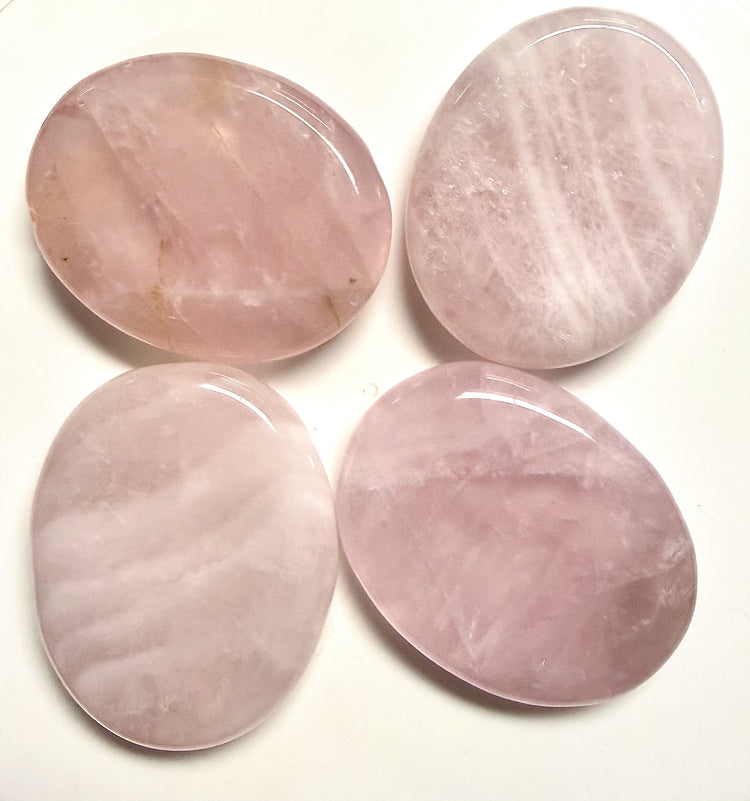 Rose Quartz Worry Stone