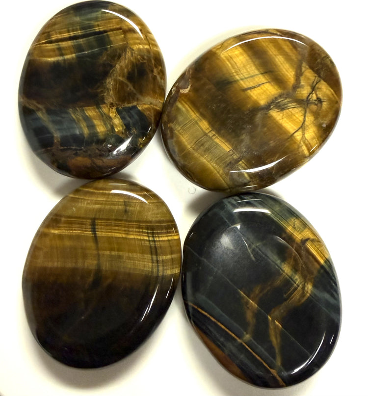 Blue Tiger Eye Worry Stone