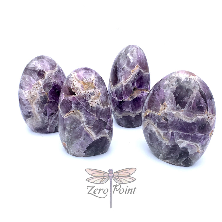 Chevron Amethyst Freeform 5"+ - Zero Point Crystals
