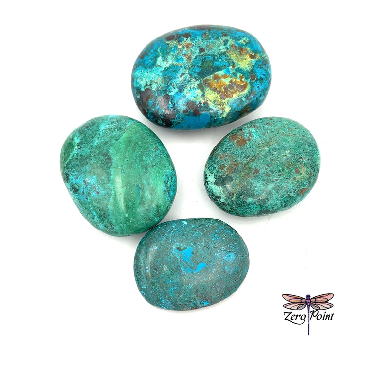 Chrysocolla Pillows - Zero Point Crystals
