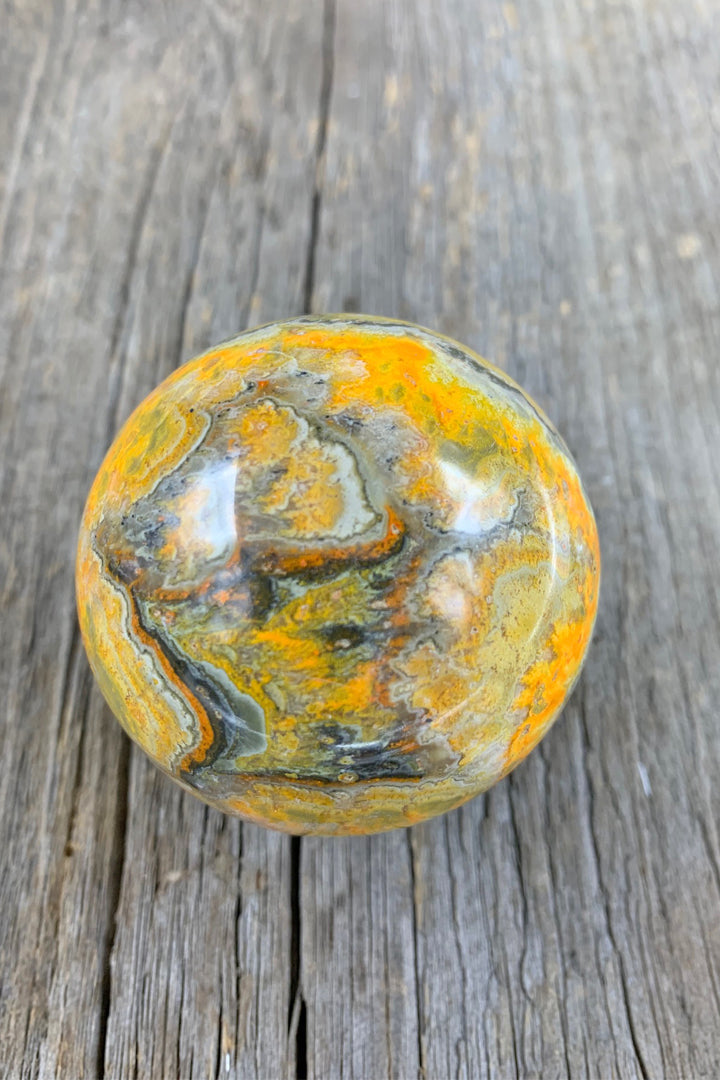 Bumblebee Jasper Sphere - Zero Point Crystals