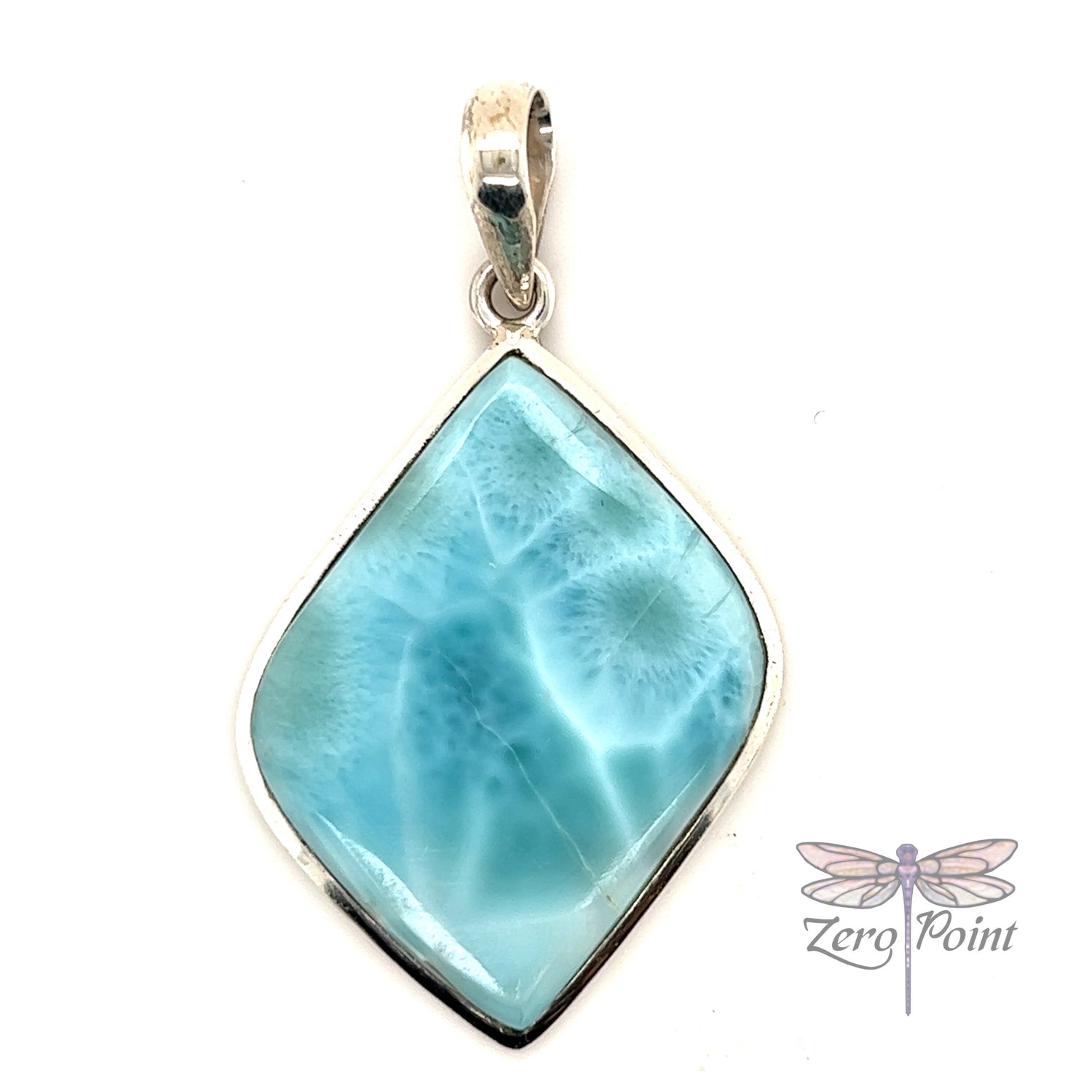 Larimar Pendant 11407 - Zero Point Crystals