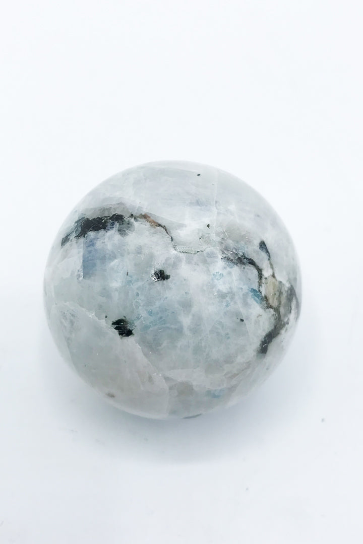 Rainbow Moonstone Sphere - Zero Point Crystals
