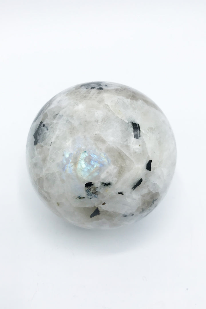 Rainbow Moonstone Sphere - Zero Point Crystals