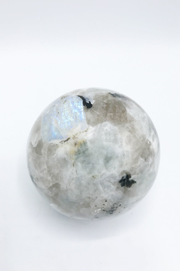 Rainbow Moonstone Sphere - Zero Point Crystals