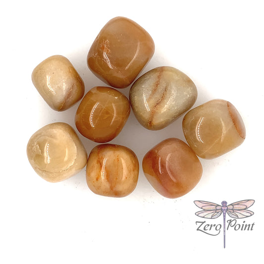 Tumbled Peach Moonstone - Zero Point Crystals