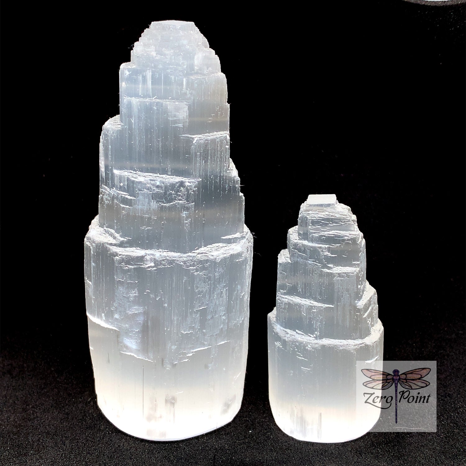 Selenite Tower - Zero Point Crystals