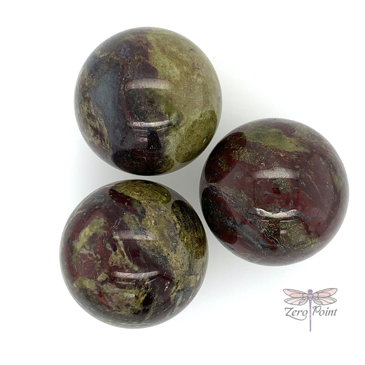 Dragon Bloodstone Sphere - Zero Point Crystals