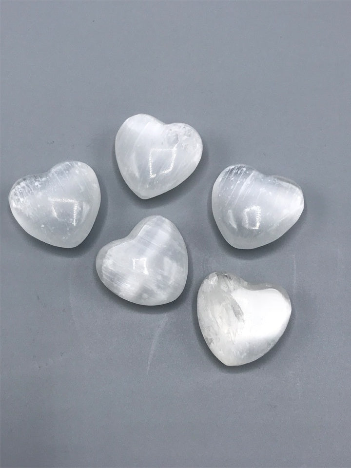 Selenite Heart - Zero Point Crystals
