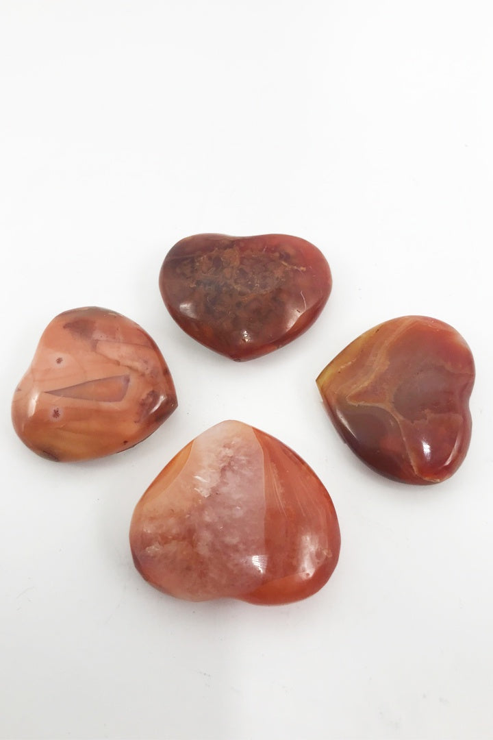 Carnelian Heart - Zero Point Crystals