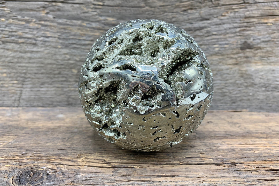 Pyrite Sphere - Zero Point Crystals