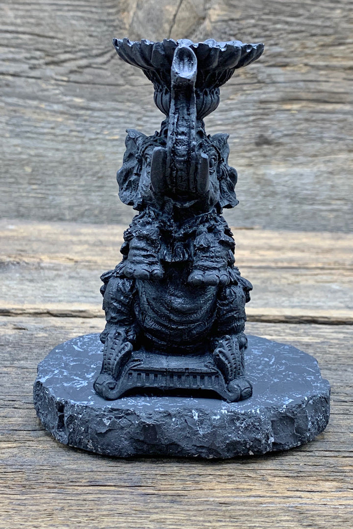 Shungite Ganesh Elephant - Zero Point Crystals