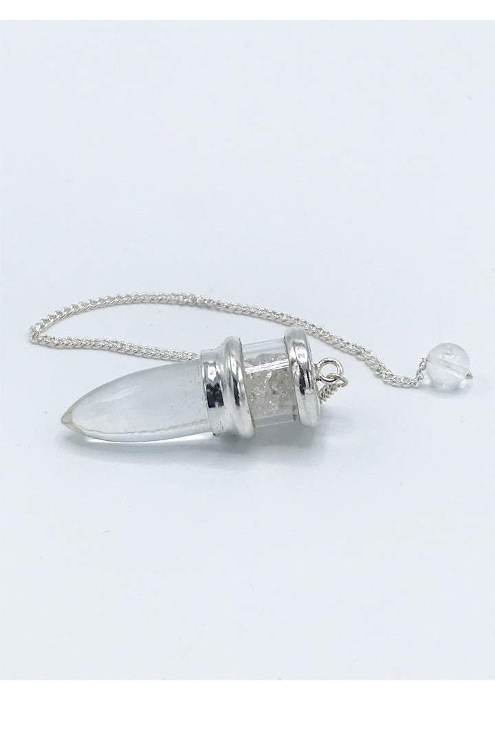 Quartz and Herkimer Pendulum - Zero Point Crystals