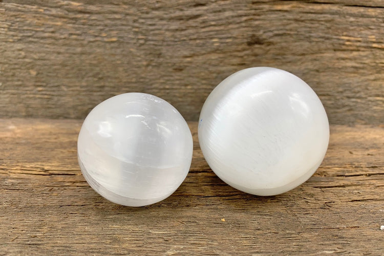 Selenite Sphere - Zero Point Crystals