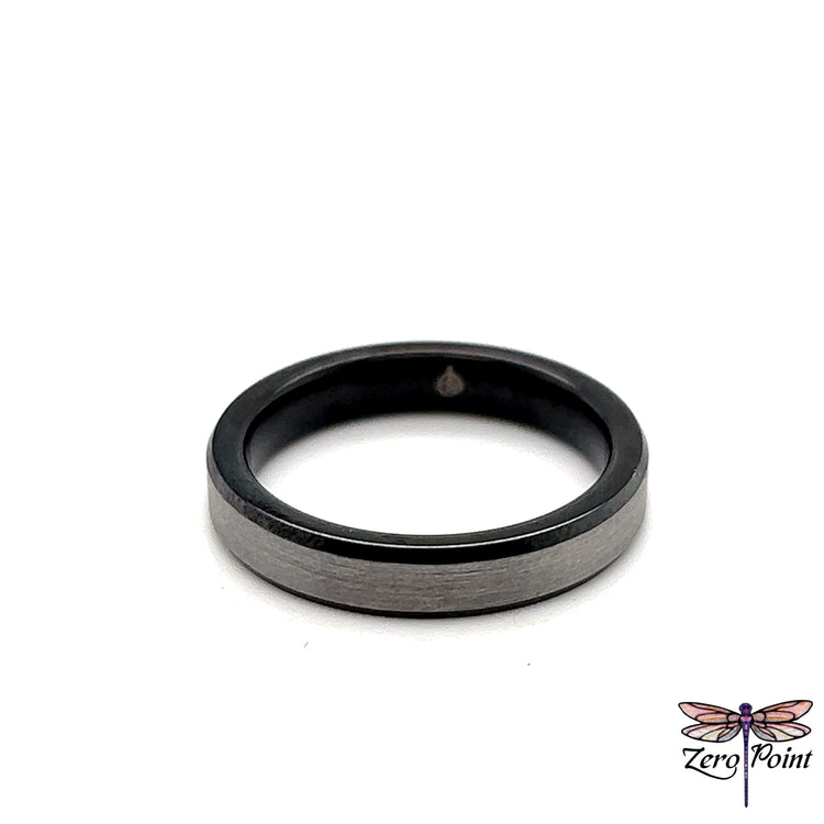Tungsten Carbide Ring 3884 - Zero Point Crystals