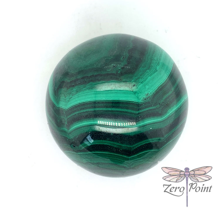 Malachite Sphere 47mm - Zero Point Crystals
