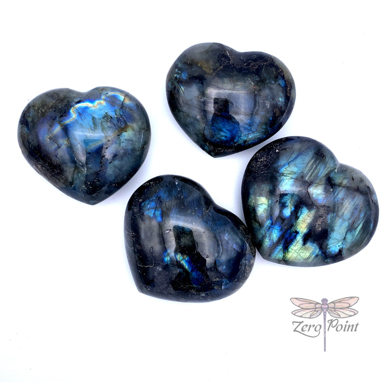 Labradorite Heart 2-3" - Zero Point Crystals