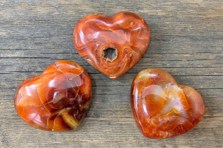 Carnelian Heart - Zero Point Crystals