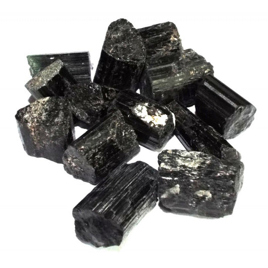 Black Tourmaline rough - Zero Point Crystals