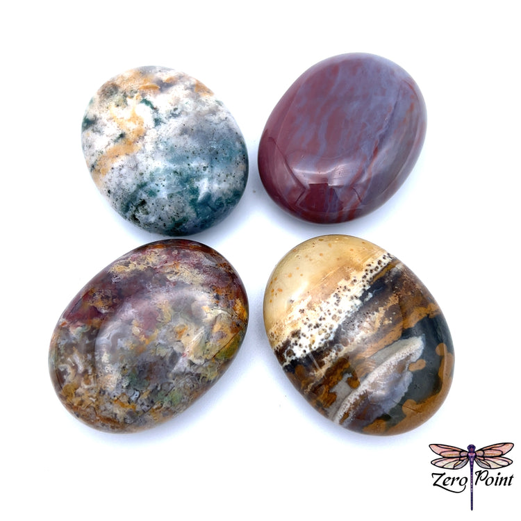 Ocean Jasper Pillow - Zero Point Crystals