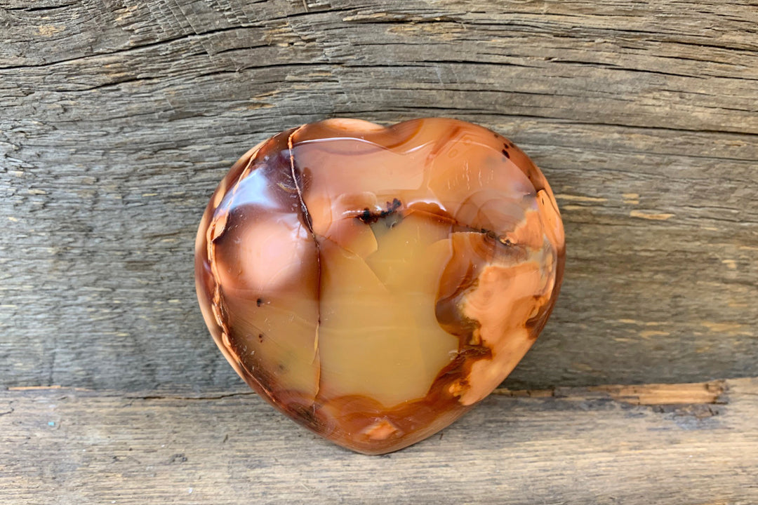 Carnelian Heart - Zero Point Crystals