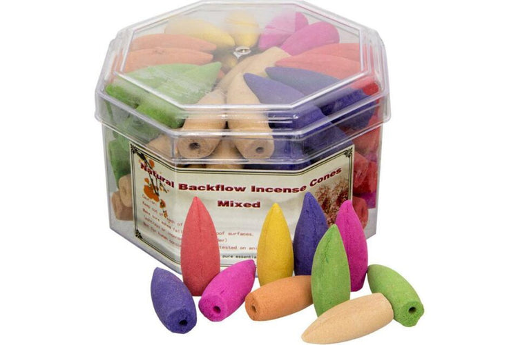 Backflow Incense Cones - Mixed Fragrance - Zero Point Crystals