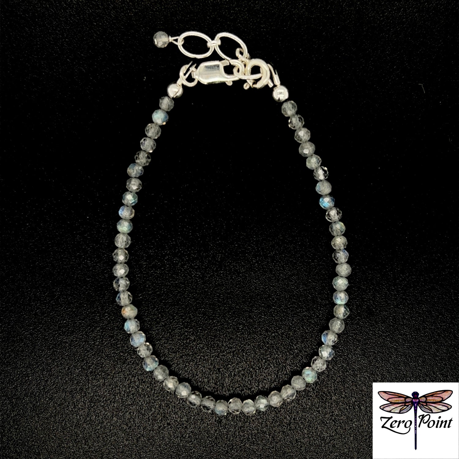 Labradorite Microbead Bracelet - Zero Point Crystals