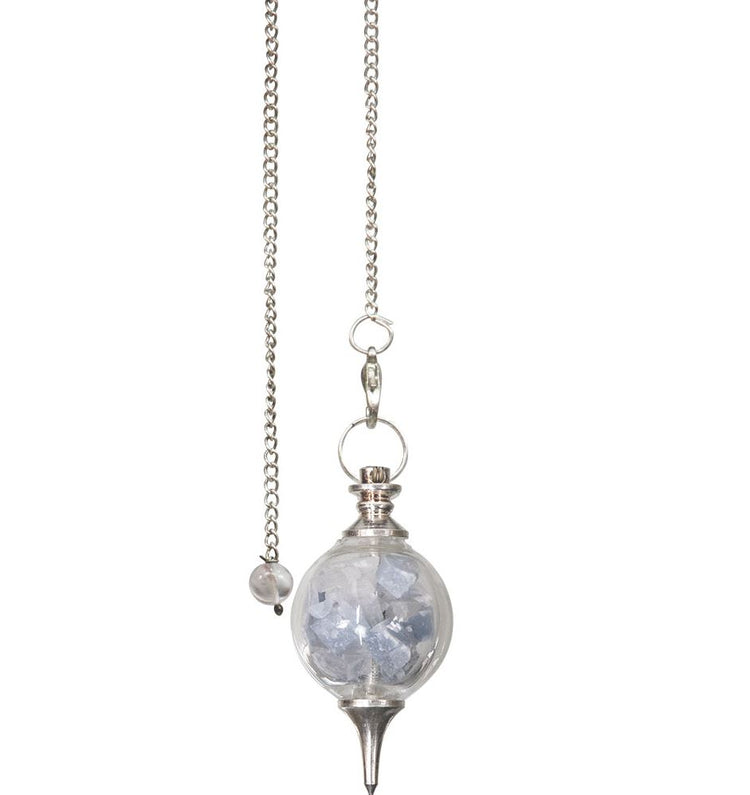 Natural Stone Chip Pendulum - Zero Point Crystals