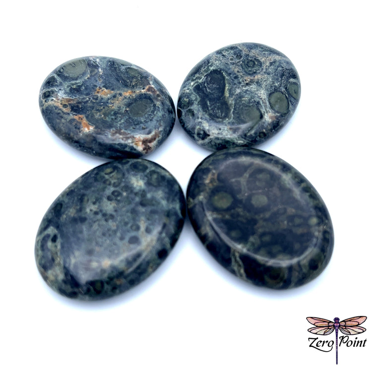 Kambaba Jasper Worry Stone - Zero Point Crystals