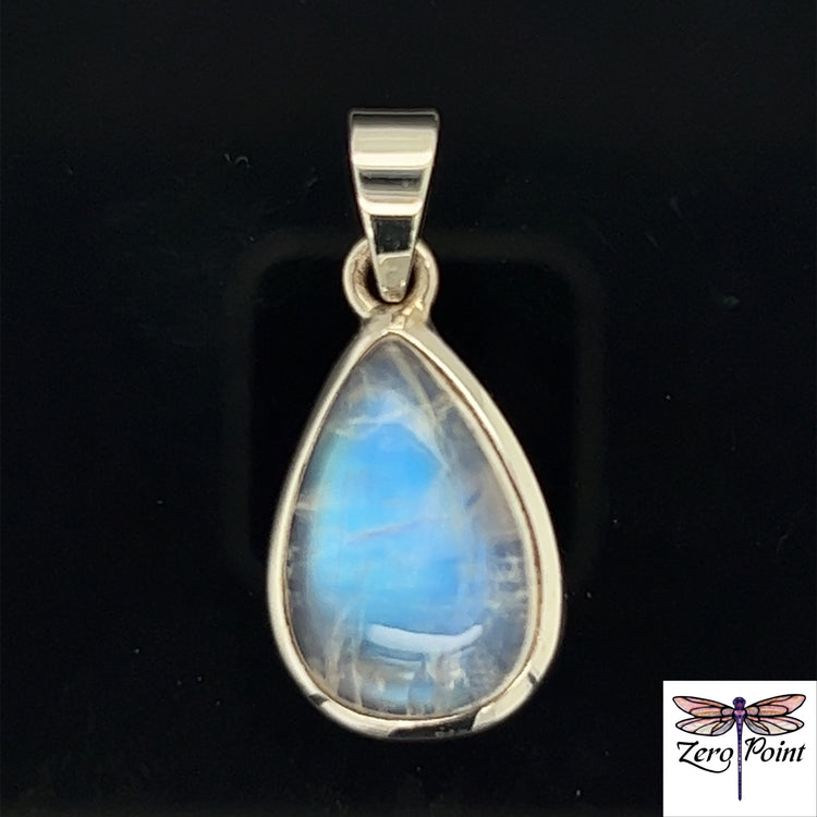 Moonstone Pear Pendant 4024 - Zero Point Crystals