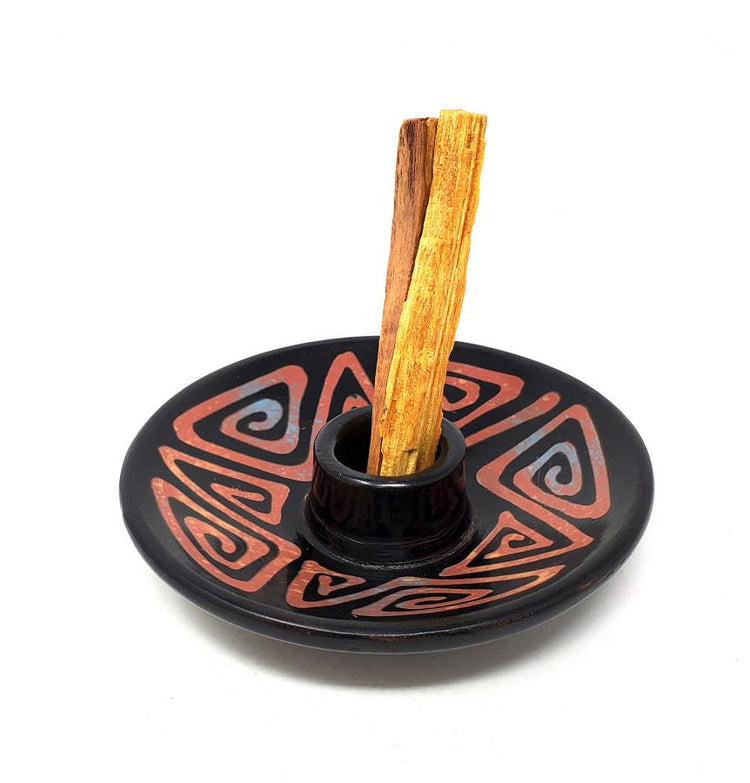 Peruvian Ceramic Burner - Zero Point Crystals