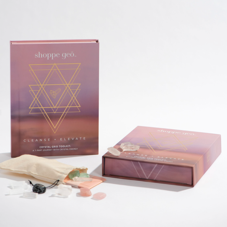 Cleanse + Elevate Crystal Grid Toolkit - Zero Point Crystals