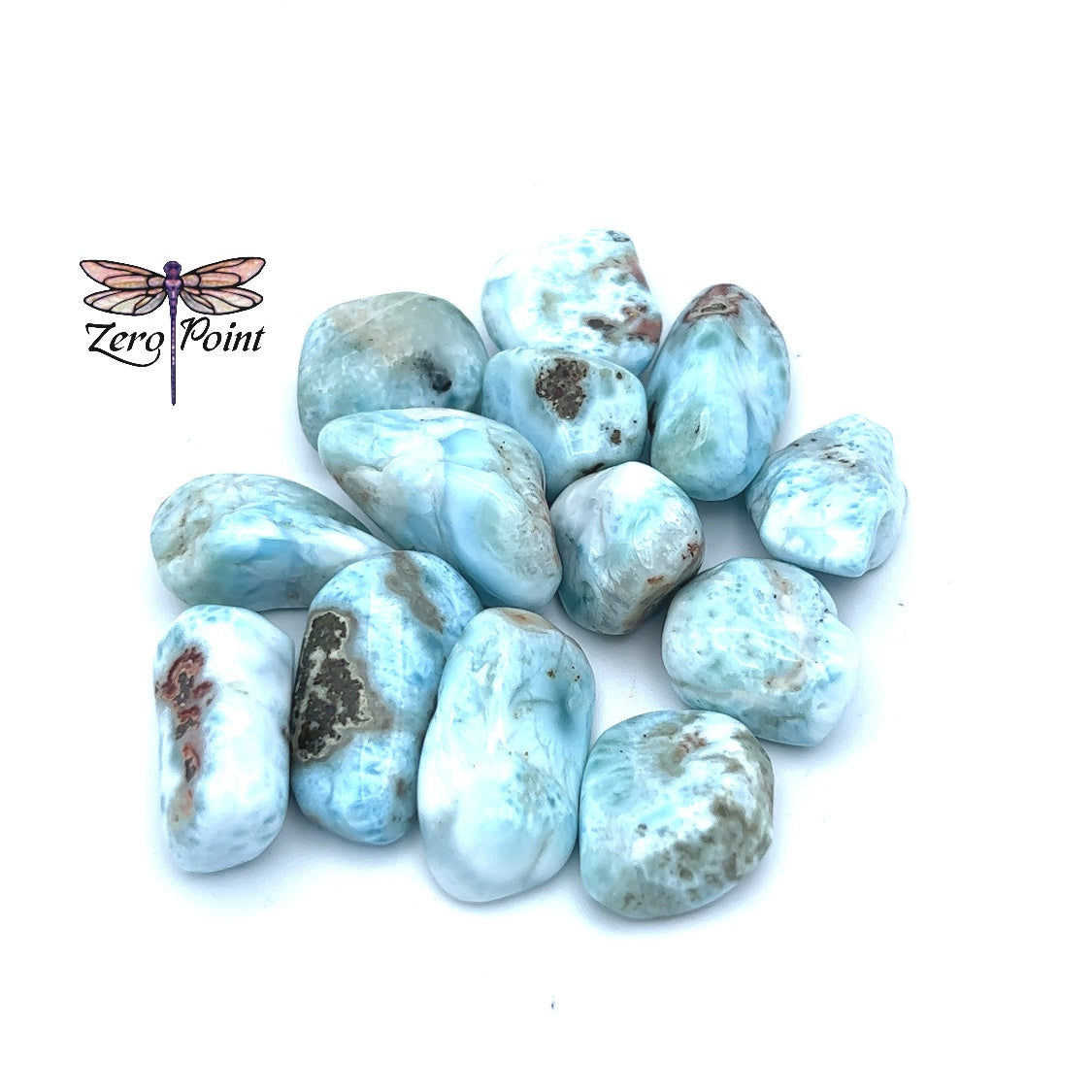 Larimar Tumbled - Zero Point Crystals