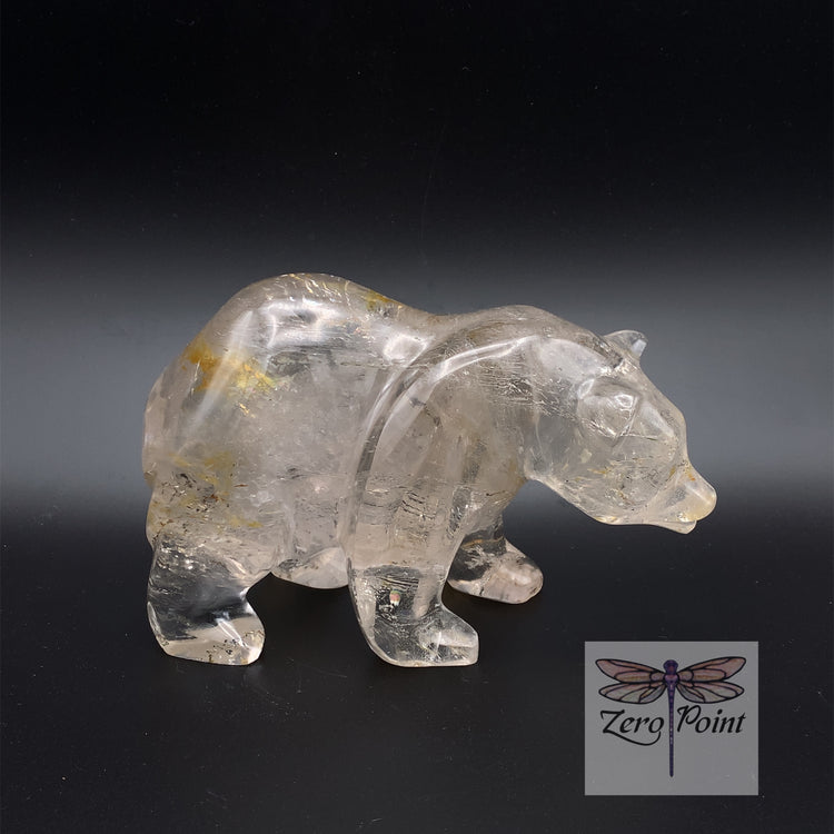 Quartz Crystal Bear - Zero Point Crystals