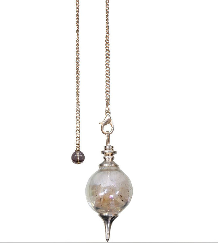 Natural Stone Chip Pendulum - Zero Point Crystals