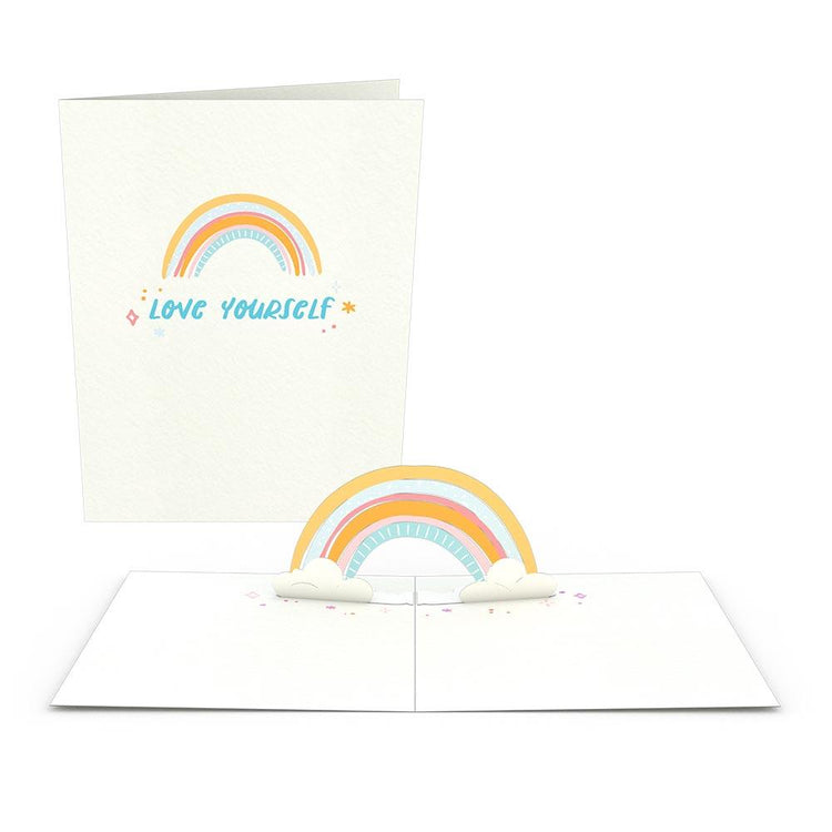 Rainbow Pop Up Note Crads - Zero Point Crystals