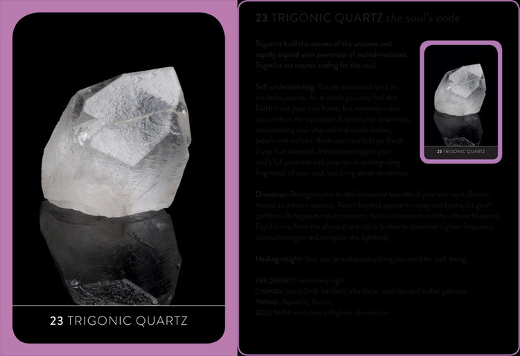 The Crystal Wisdom Healing Oracle Cards - Zero Point Crystals