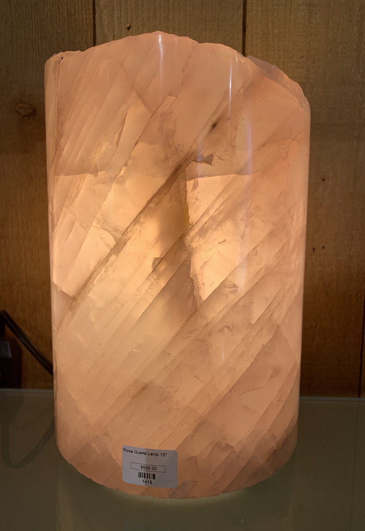 Rose Quartz Lamp - Zero Point Crystals