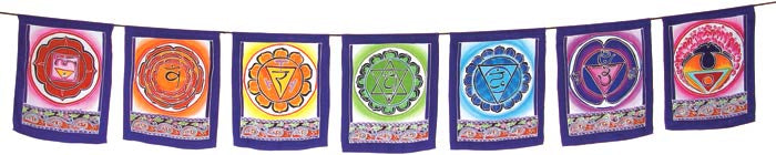 Chakra Flags - Zero Point Crystals