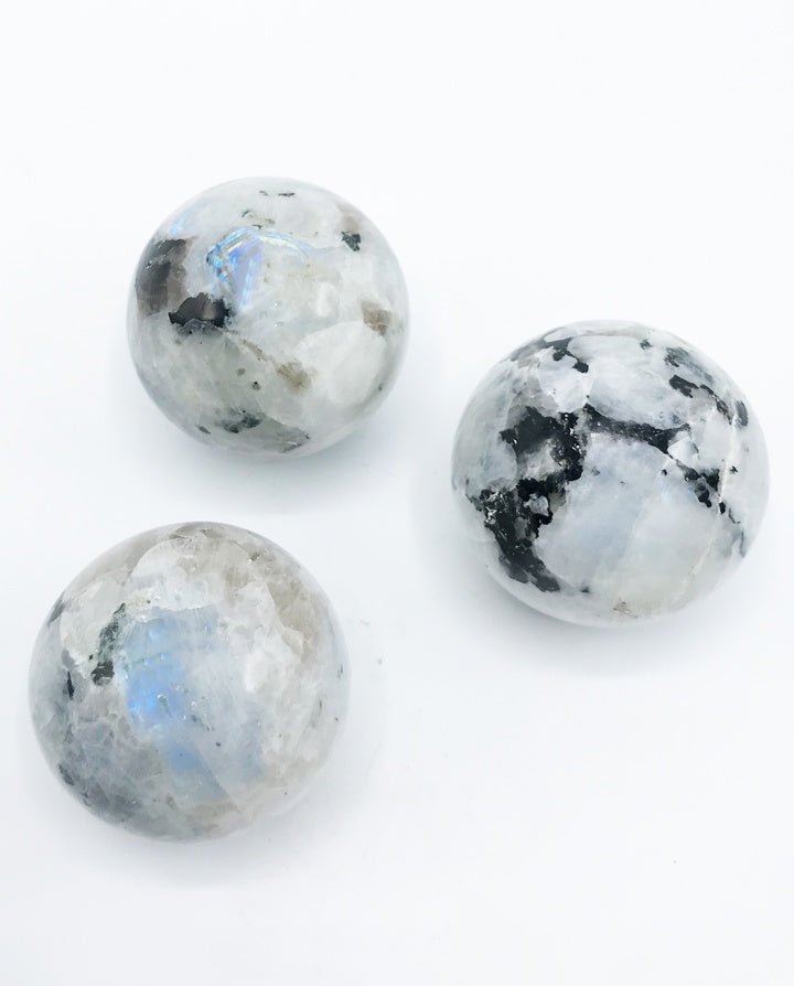 Rainbow Moonstone Sphere - Zero Point Crystals