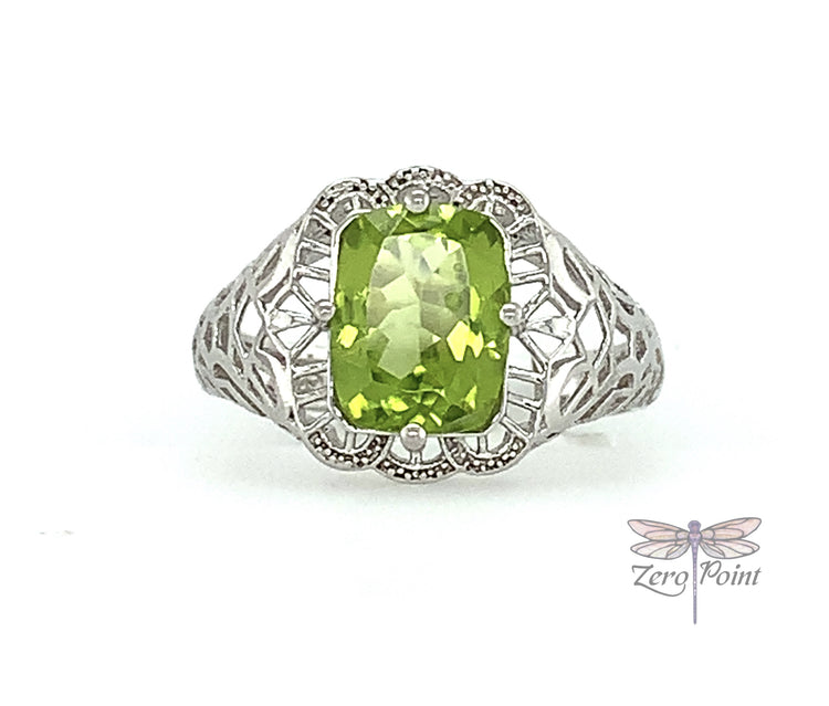 Peridot Ring 1342 - Zero Point Crystals