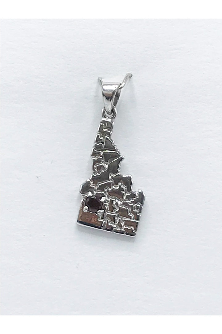 Idaho State Garnet Pendant - Zero Point Crystals