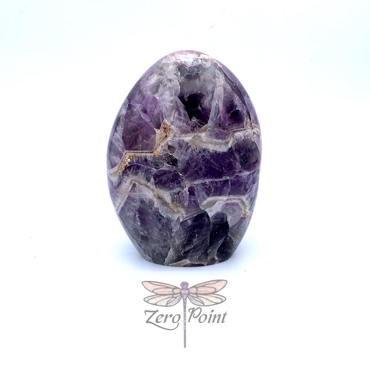 Chevron Amethyst Freeform 5"+ - Zero Point Crystals