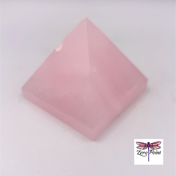 Pink Calcite Pyramid - Zero Point Crystals