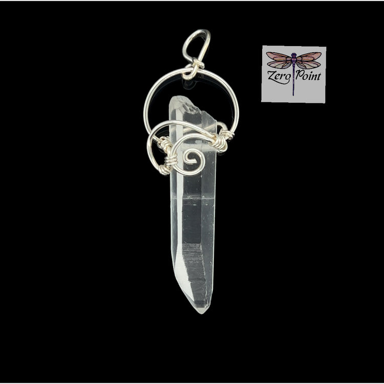 Quartz Wire Wrap Pendant - Zero Point Crystals