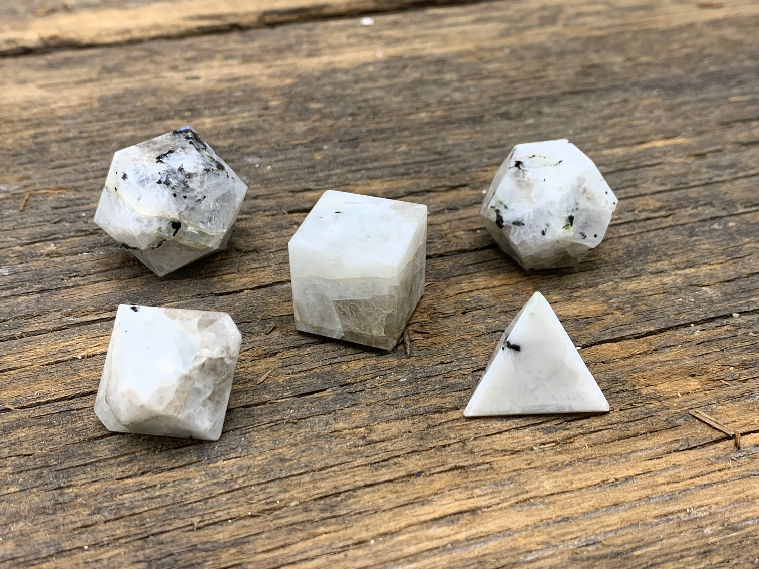 Platonic Solids - 5pc - Zero Point Crystals