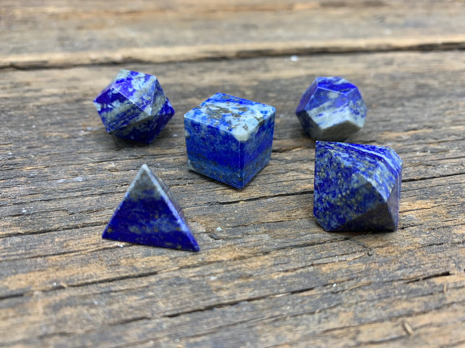 Platonic Solids - 5pc - Zero Point Crystals