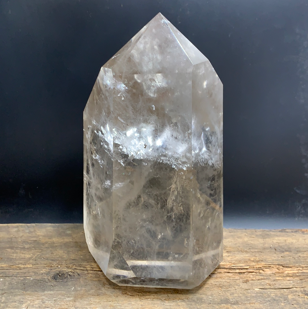 Smokey Quartz Point #4881 - Zero Point Crystals