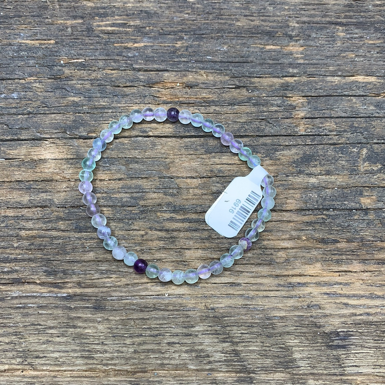 Fluorite Stretch Bracelet - Zero Point Crystals